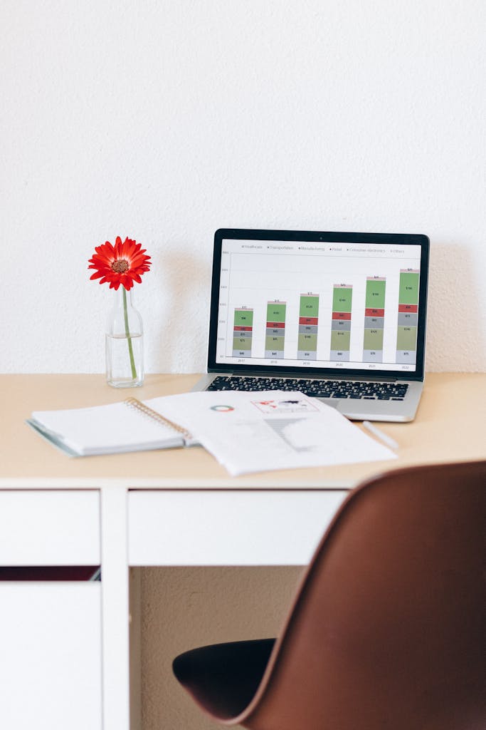 Xero cloud accounting dashboard on a laptop