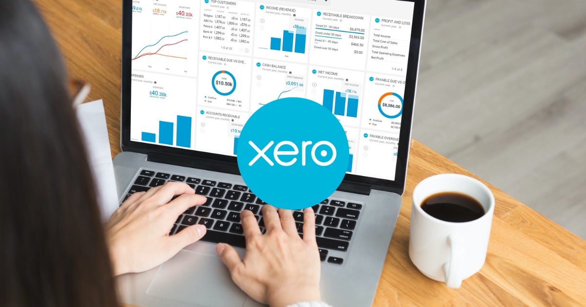 Accountant working in Xero cloud accounting software
