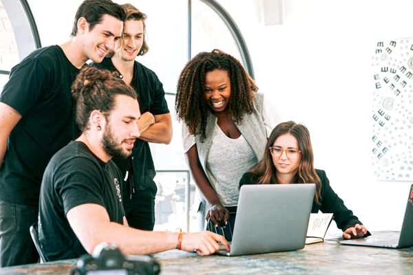 Startup founders planning a new business