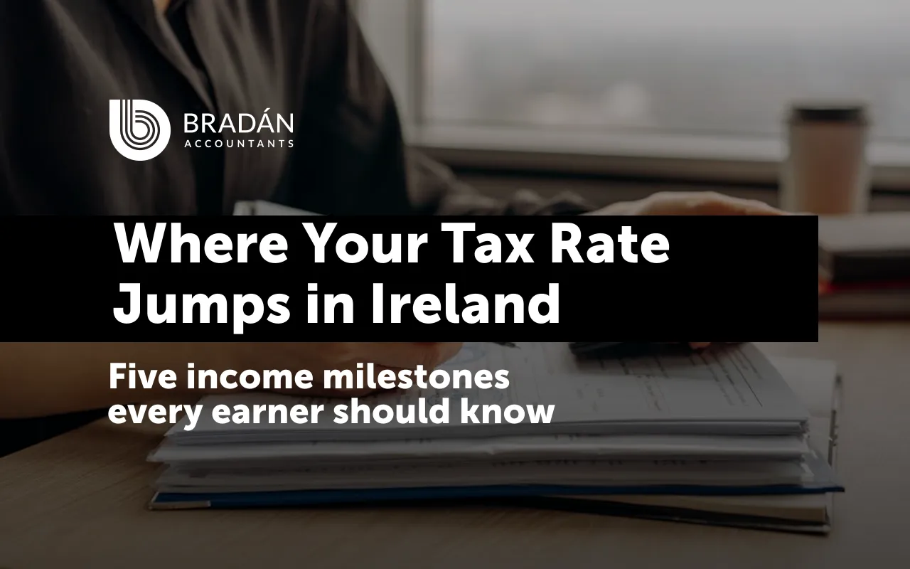 Income tax rate milestones in Ireland